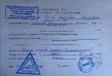 Справка об эпидокружении